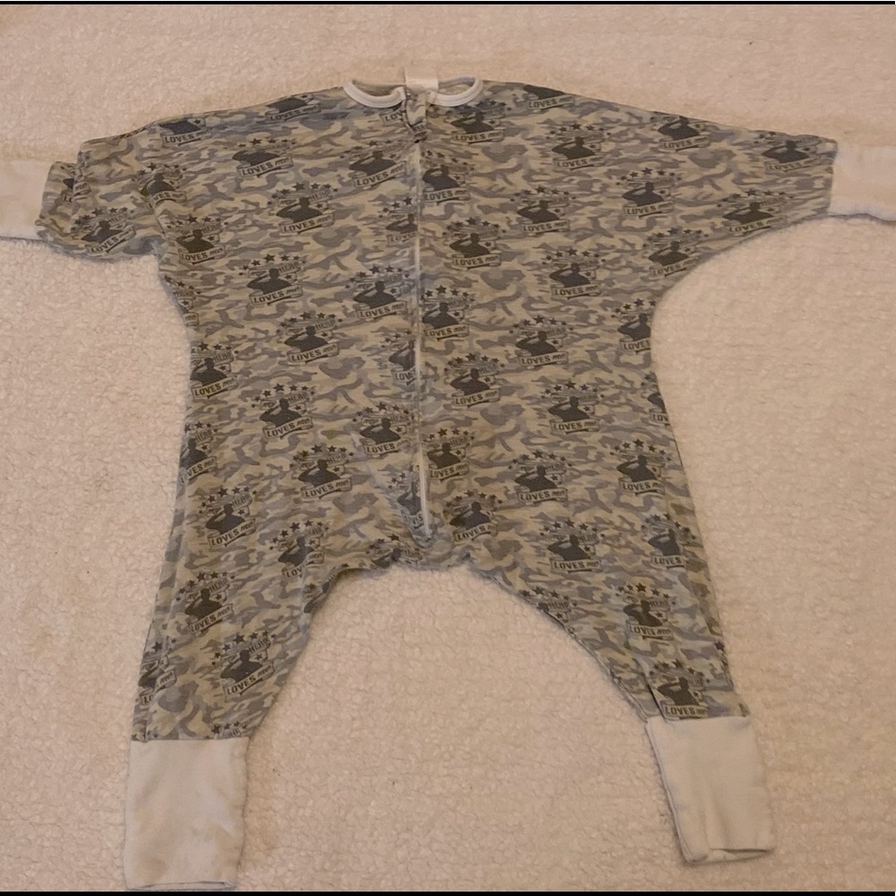 Camo Flying Squirrel Sleep Suit